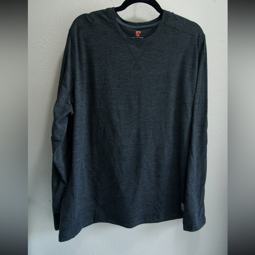 Rugged Elements Gray Long Sleeve Tee Classic Fit - image 1